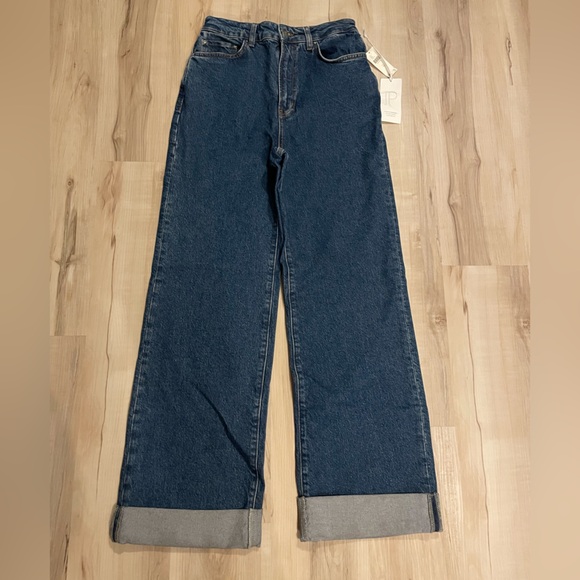 Anthropologie Blue Flare & Wide Leg Jeans - Picture 4 of 11